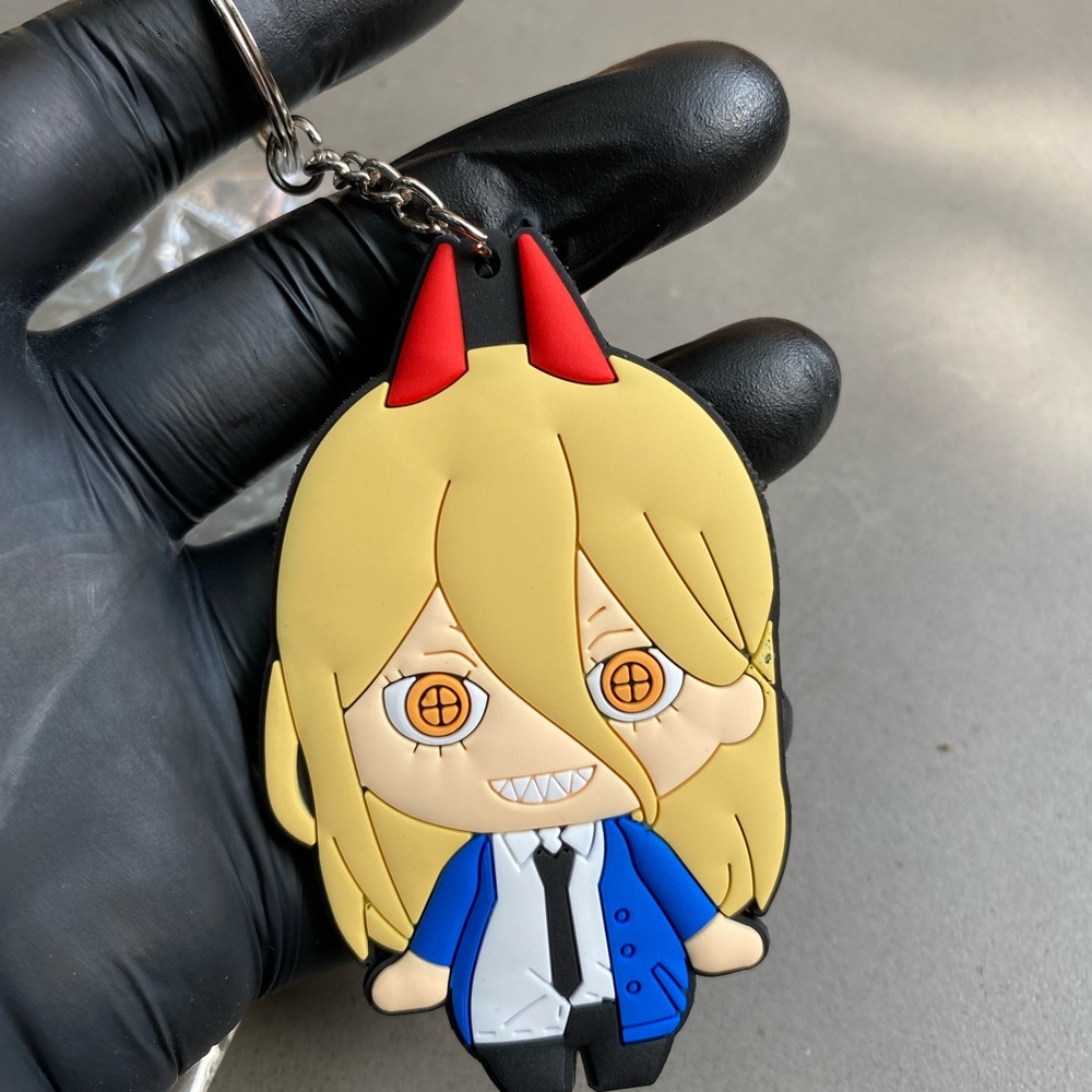Chainsaw Man POWER Keychain Cute Silicone Stylish Anime Fashion